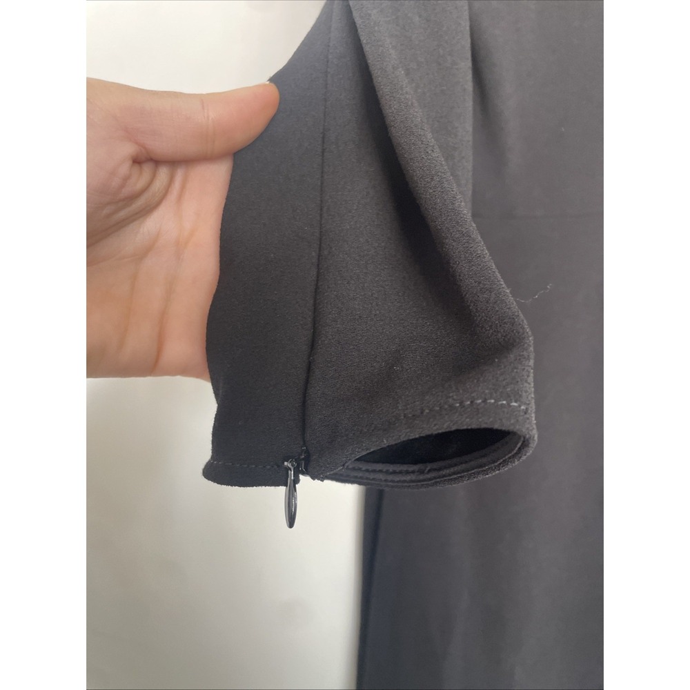 burberry black evening dress Size 8 With Ruched Neck Details - Picture 6 of 8